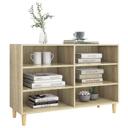 Credenza Rovere Sonoma 103,5x35x70 cm in Legno Multistrato