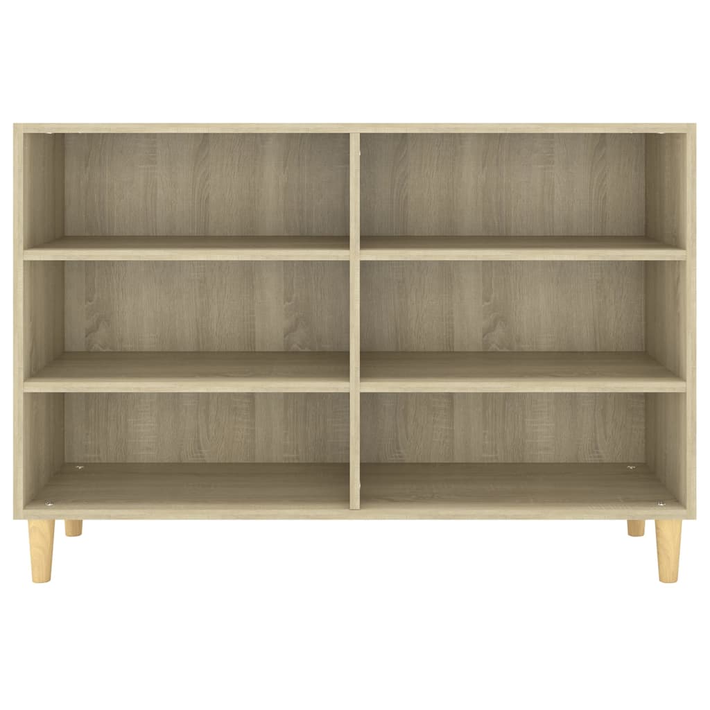 Credenza Rovere Sonoma 103,5x35x70 cm in Legno Multistrato