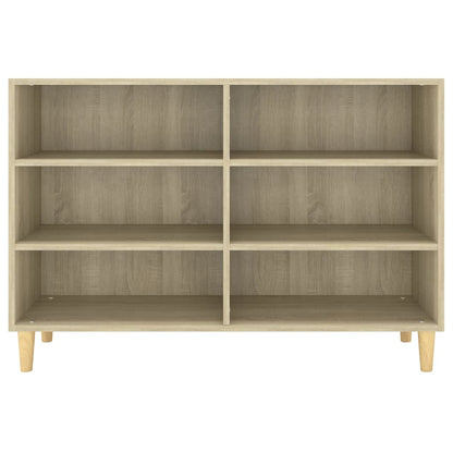 Credenza Rovere Sonoma 103,5x35x70 cm in Legno Multistrato