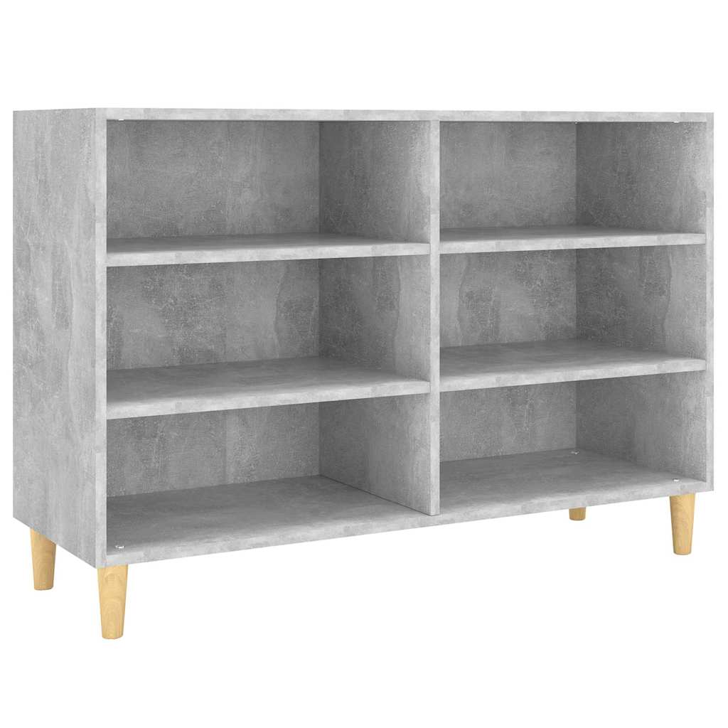 Credenza Grigio Cemento 103,5x35x70 cm in Legno Multistrato - homemem39