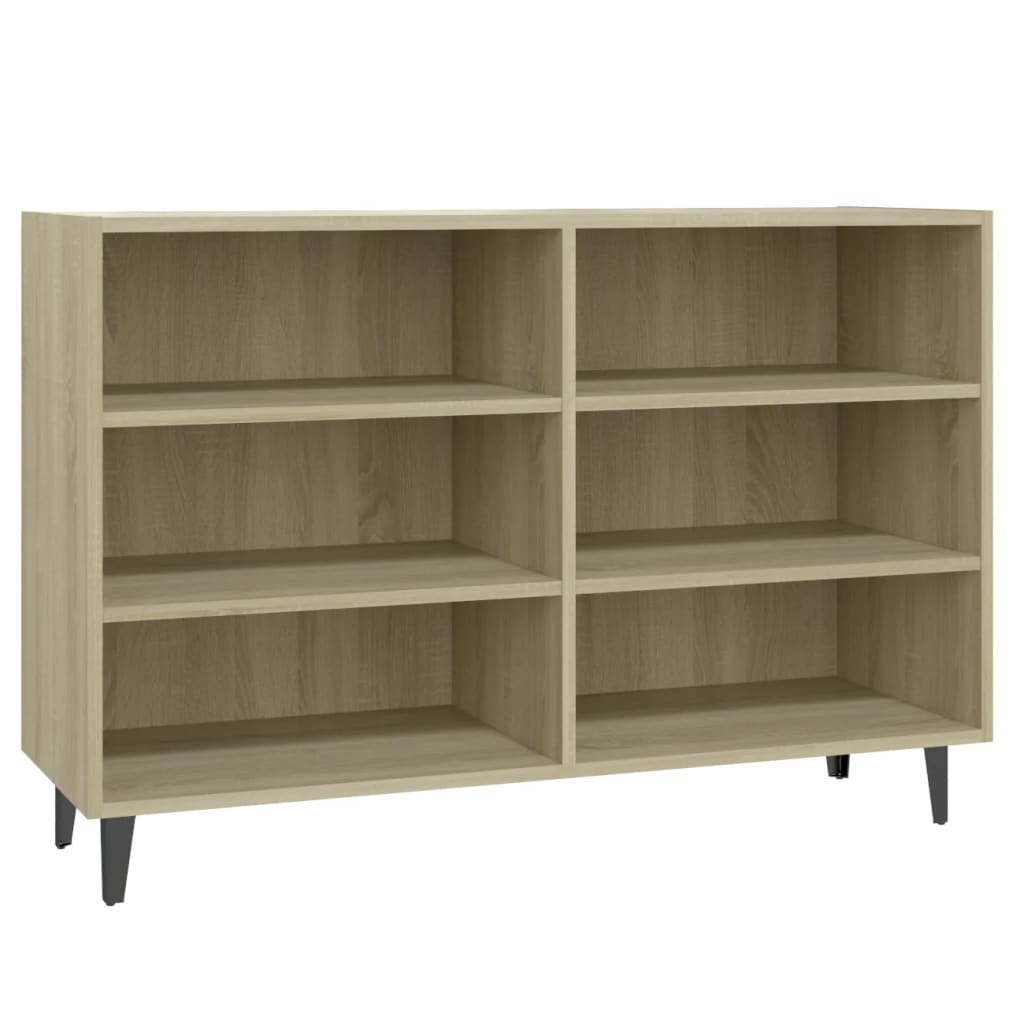 Credenza Rovere Sonoma 103,5x35x70 cm in Legno Multistrato - homemem39