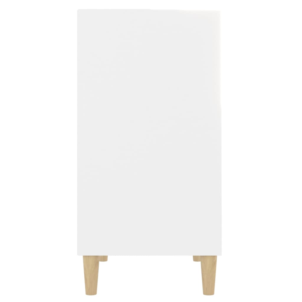 Credenza Bianca 57x35x70 cm in Legno Multistrato - homemem39