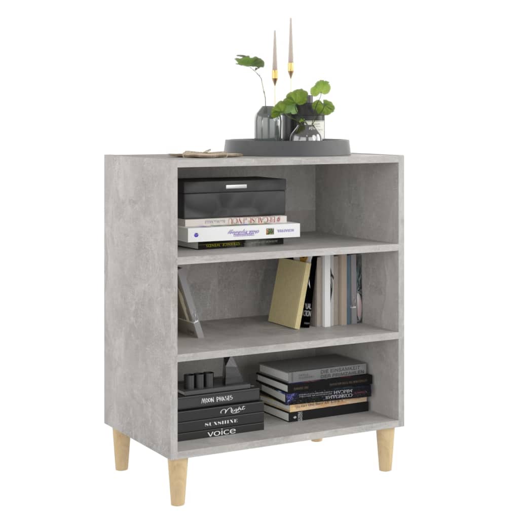 Credenza Grigio Cemento 57x35x70 cm in Legno Multistrato - homemem39