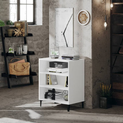 Credenza Bianca 57x35x70 cm in Legno Multistrato - homemem39