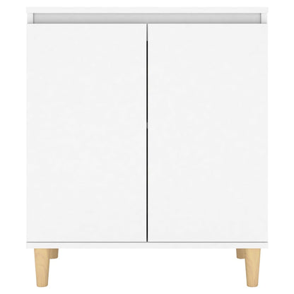Credenza Bianca 103,5x35x70 cm in Legno Multistrato - homemem39