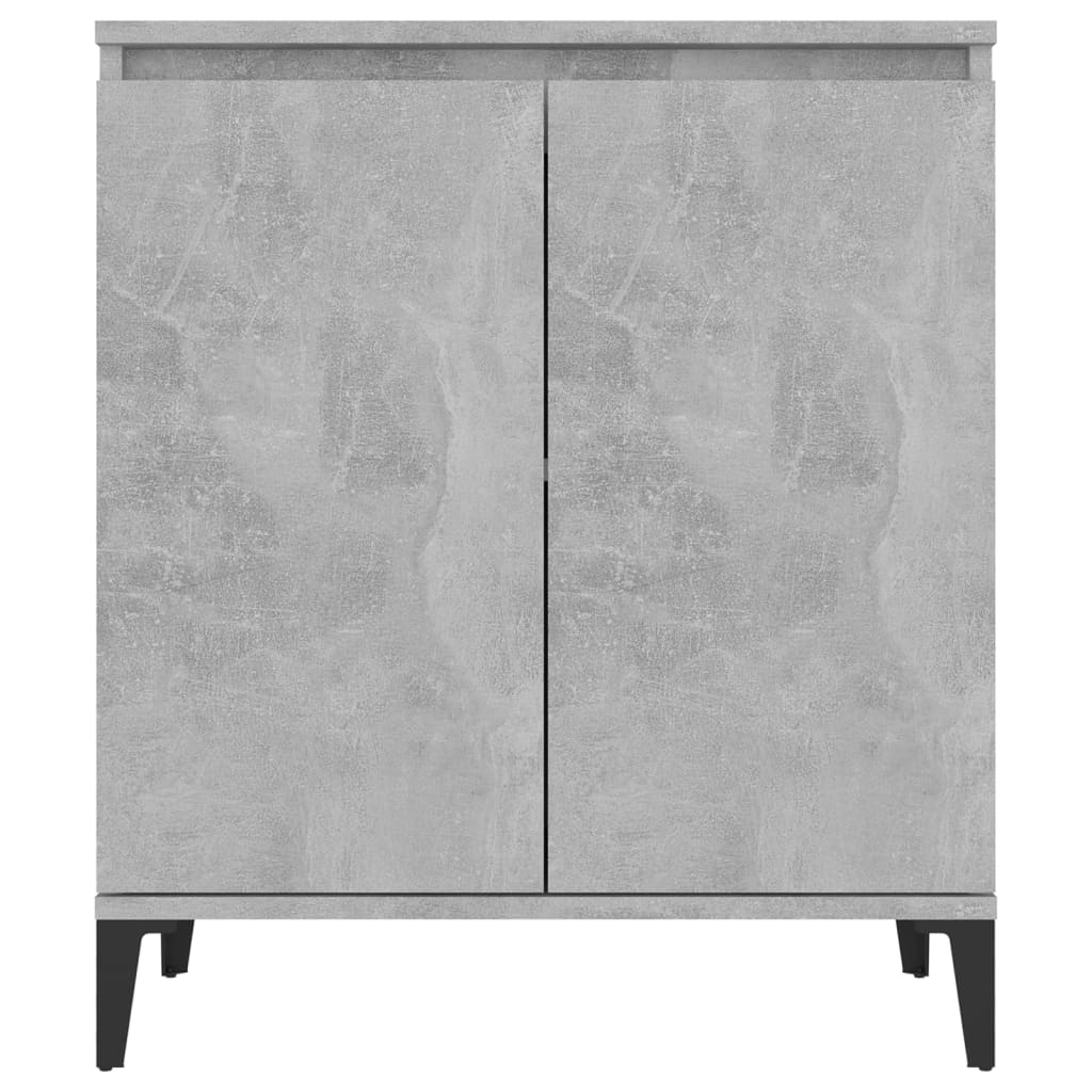 Credenza Grigio Cemento 60x35x70 cm in Legno Multistrato - homemem39