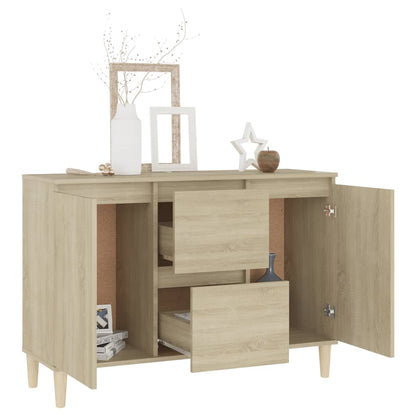 Credenza Rovere Sonoma 101x35x70 cm in Legno Multistrato - homemem39