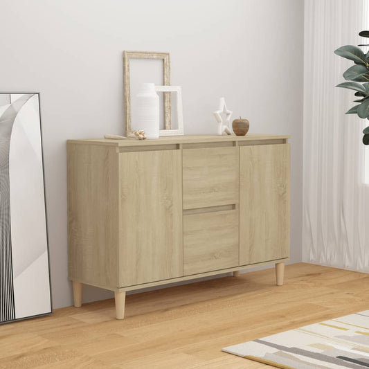 Credenza Rovere Sonoma 101x35x70 cm in Legno Multistrato - homemem39