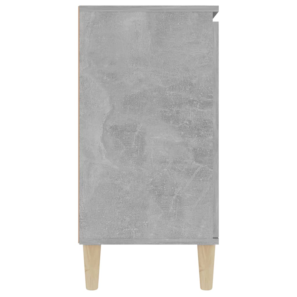 Credenza Grigio Cemento 101x35x70 cm in Legno Multistrato - homemem39