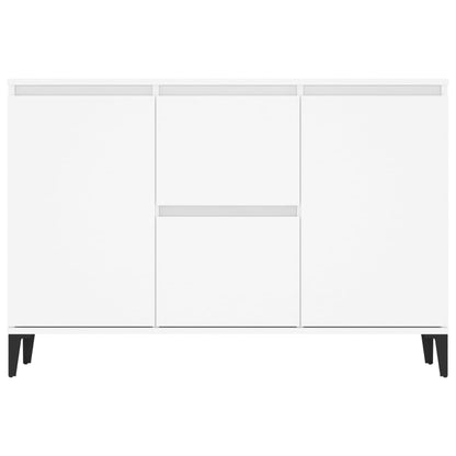 Credenza Bianca 102x35x70 cm in Legno Multistrato - homemem39