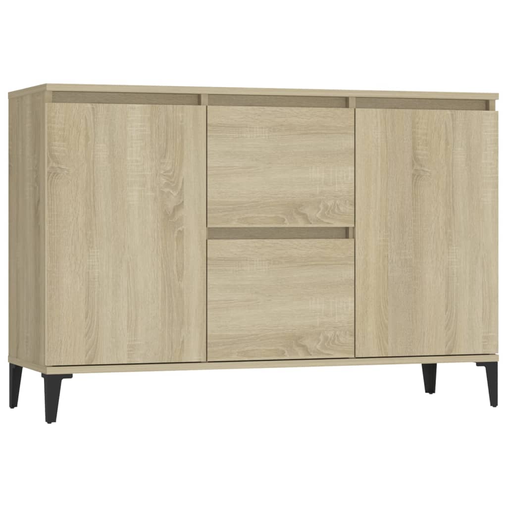 Credenza Rovere Sonoma 102x35x70 cm in Legno Multistrato - homemem39