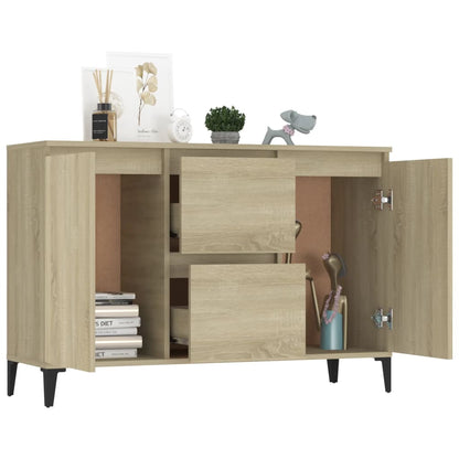 Credenza Rovere Sonoma 102x35x70 cm in Legno Multistrato - homemem39
