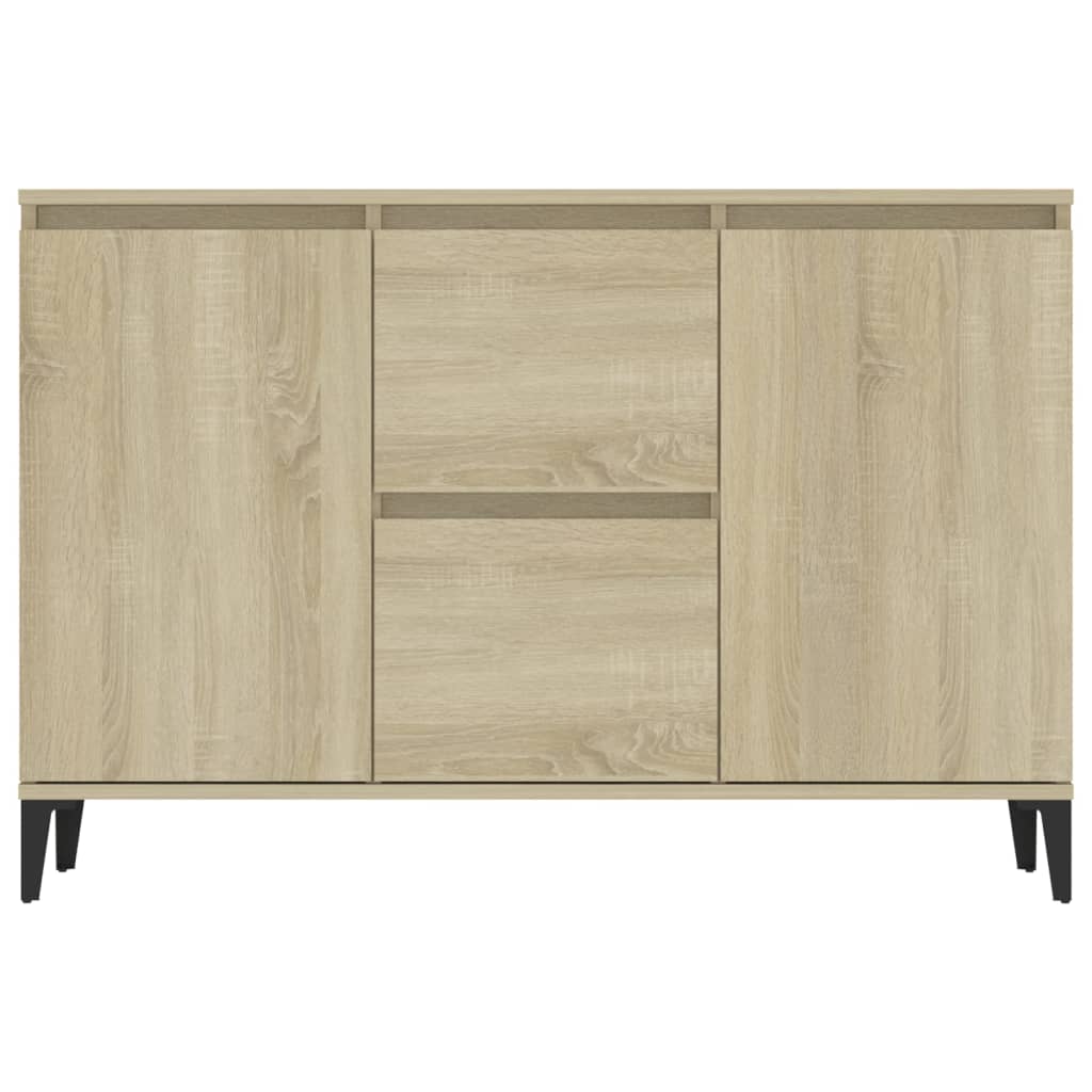 Credenza Rovere Sonoma 102x35x70 cm in Legno Multistrato - homemem39