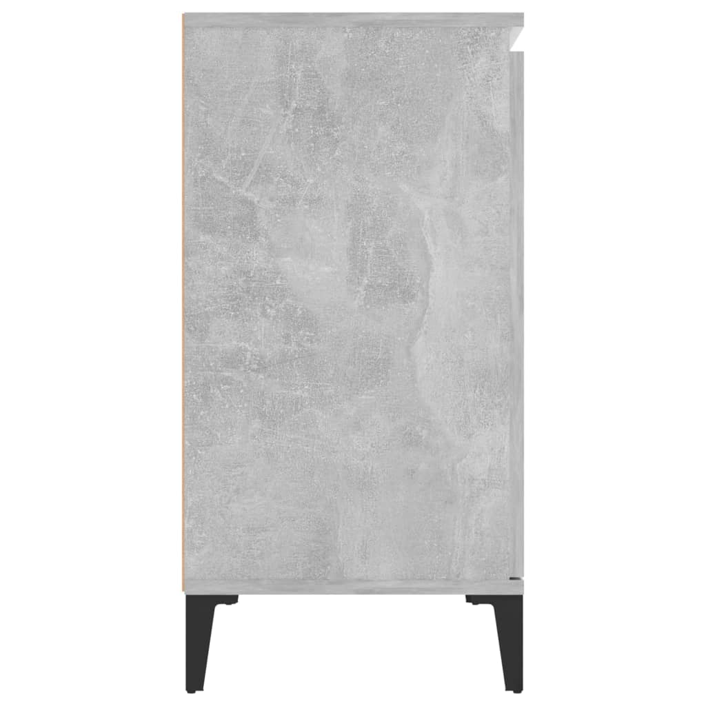 Credenza Grigio Cemento 102x35x70 cm in Legno Multistrato - homemem39