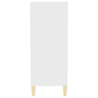 Credenza Bianca 57x35x90 cm in Legno Multistrato - homemem39