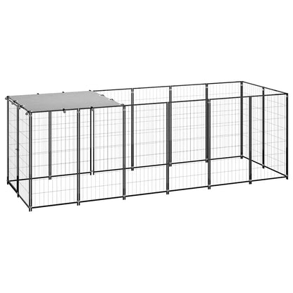 Black Dog Cage 330x110x110 cm in Steel