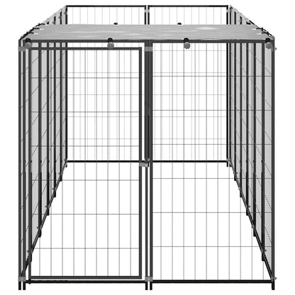 Black Dog Cage 330x110x110 cm in Steel