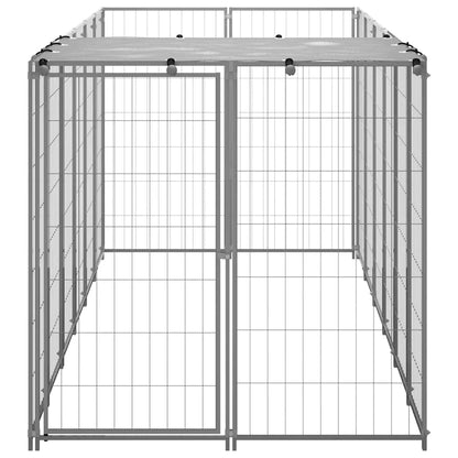 Silver Dog Cage 330x110x110 cm in Steel