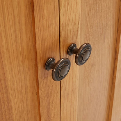 Armadietto 50x22x110 cm in Legno Massello di Rovere | homemem39