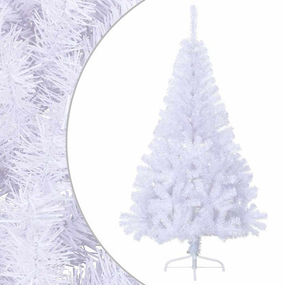 Albero di Natale Artificiale Metà con Supporto Bianco 150cm PVC | homemem39