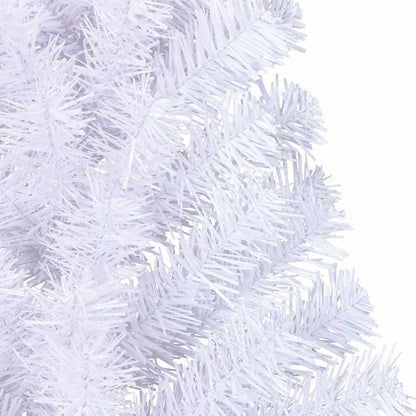 Albero di Natale Artificiale Metà con Supporto Bianco 150cm PVC | homemem39