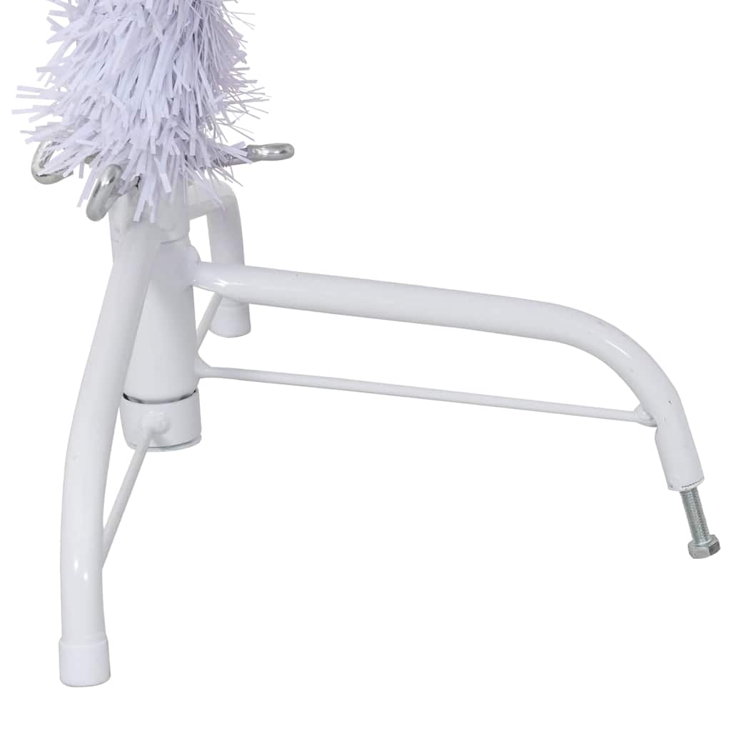 Albero di Natale Artificiale Metà con Supporto Bianco 150cm PVC | homemem39