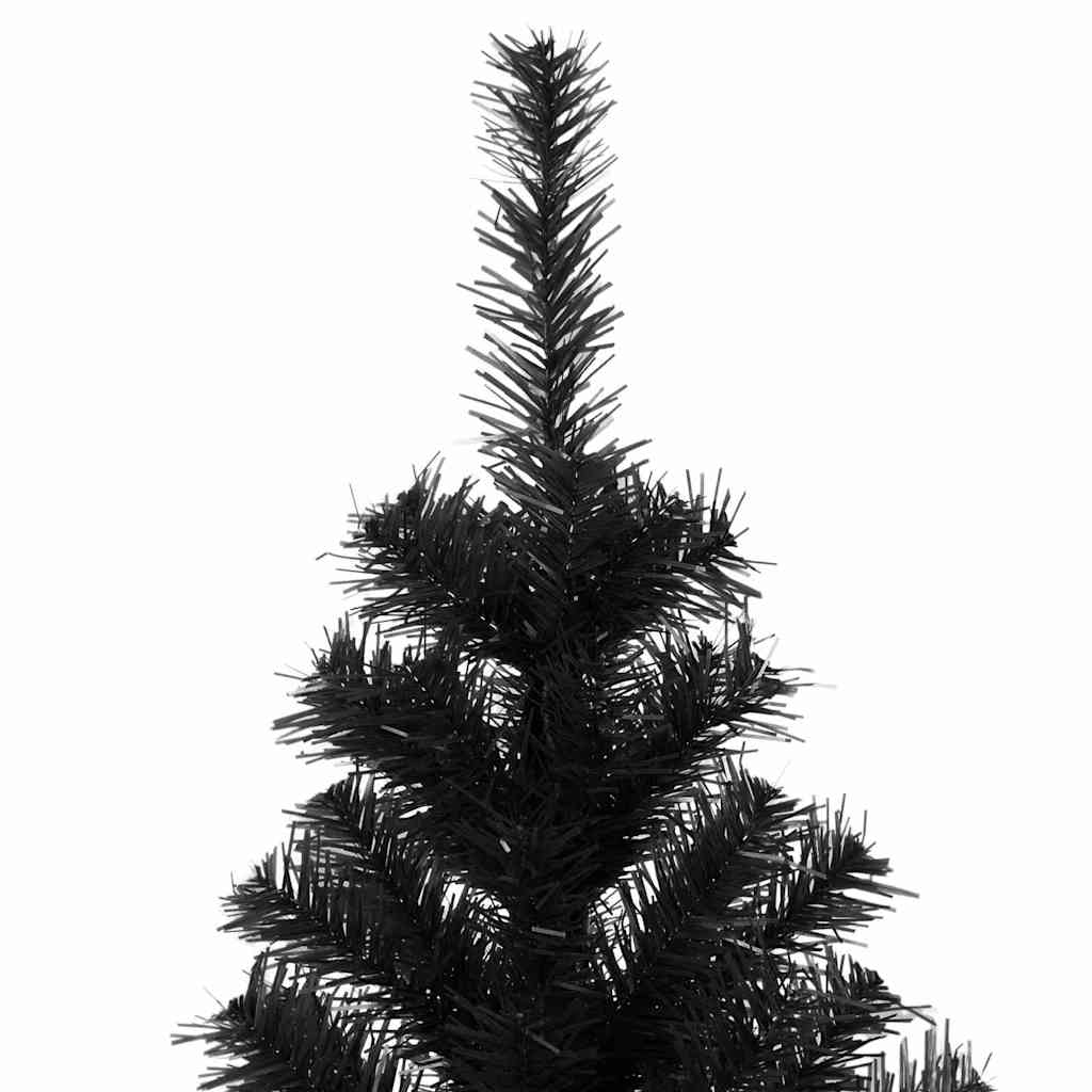 Albero di Natale Artificiale con Base Nero 240 cm PVC | homemem39