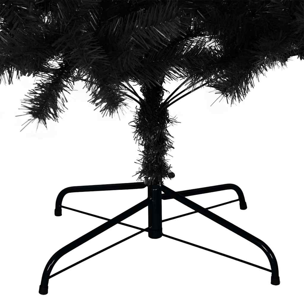 Albero di Natale Artificiale con Base Nero 240 cm PVC | homemem39