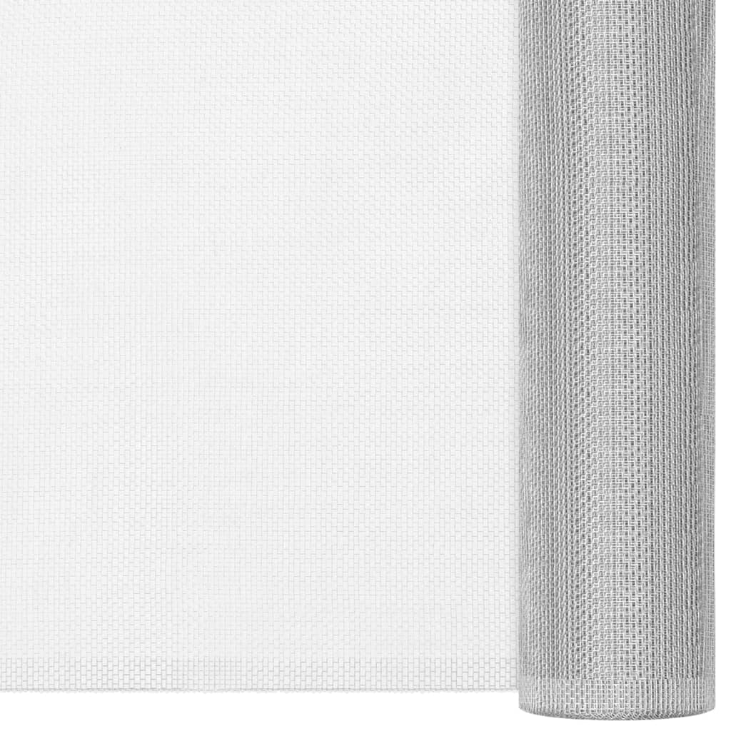 Zanzariera in Alluminio 100x2000 cm Argento | homemem39