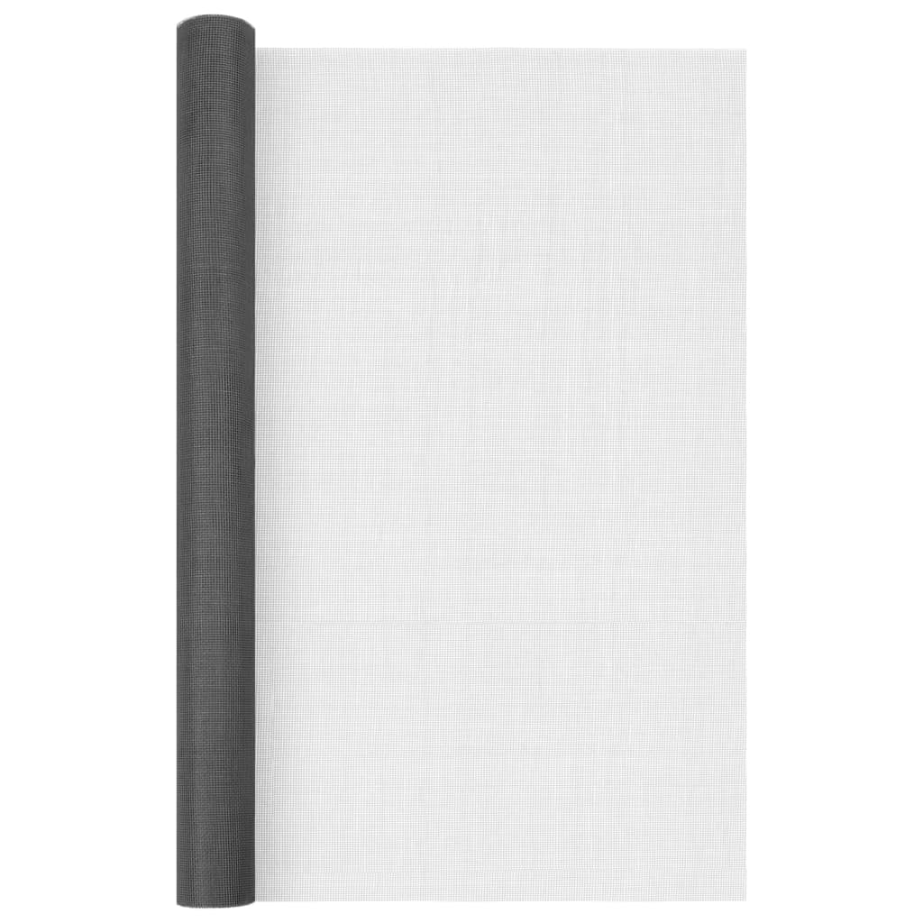 Zanzariera in Fibra di Vetro 60x500 cm Nera - homemem39