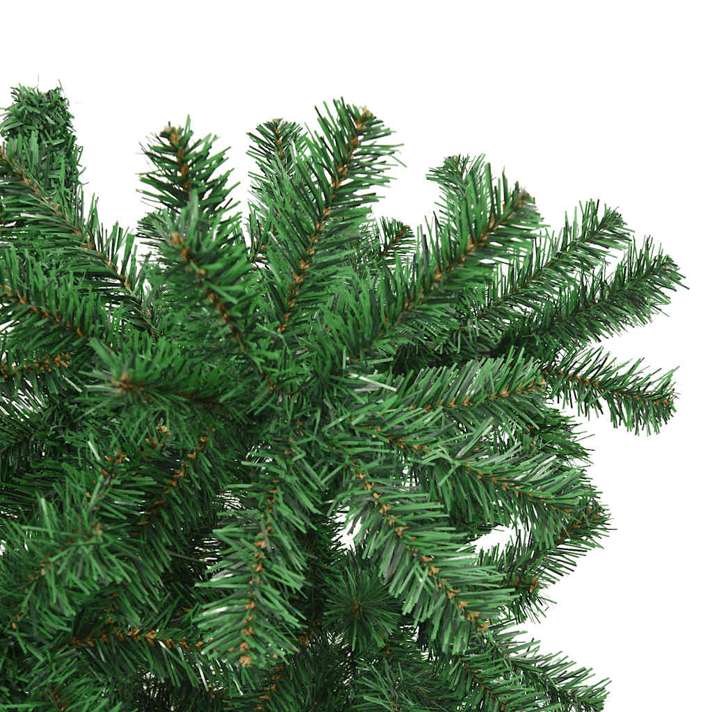 Albero di Natale Artificiale Capovolto con Supporto Verde 210 cm PVC | homemem39