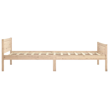 Giroletto senza Materasso 90x200 cm in Legno Massello di Pino | homemem39