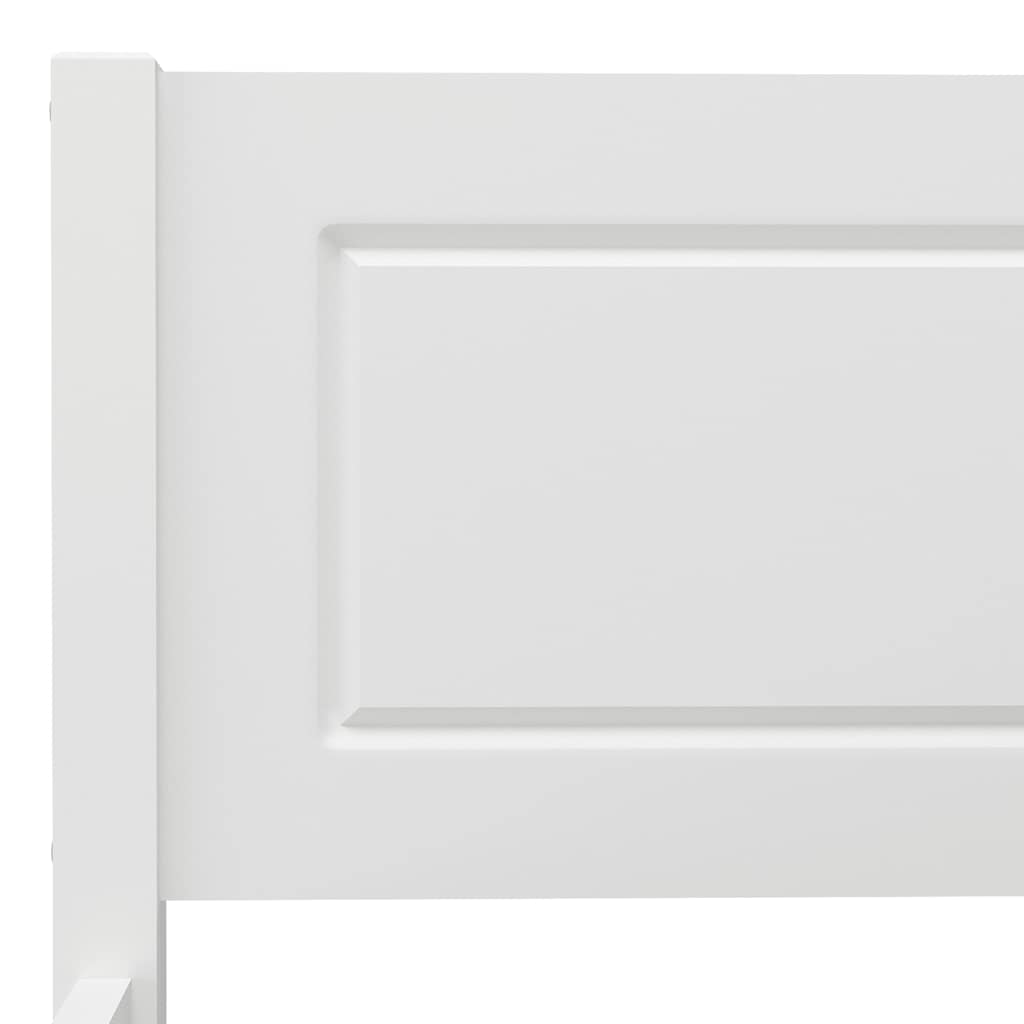 Giroletto Bianco in Legno Massello di Pino 140x200 cm