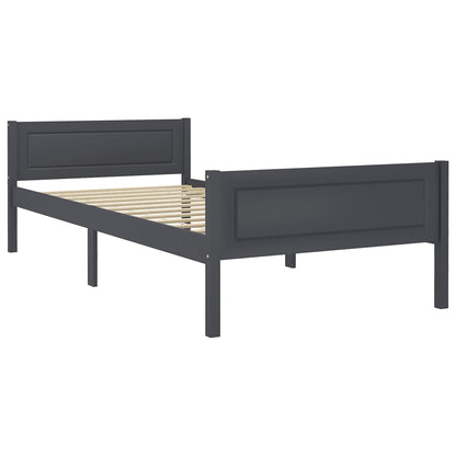 Giroletto Grigio in Legno Massello di Pino 100x200 cm | homemem39