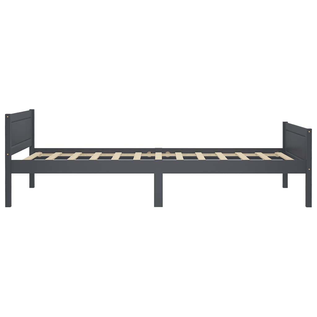 Giroletto Grigio in Legno Massello di Pino 100x200 cm | homemem39