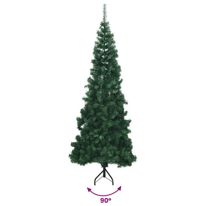 Albero di Natale Artificiale ad Angolo con Supporto Verde 180cm
