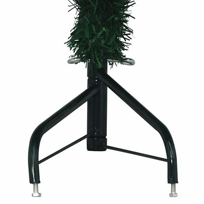 Albero di Natale Artificiale ad Angolo con Supporto Verde 180cm