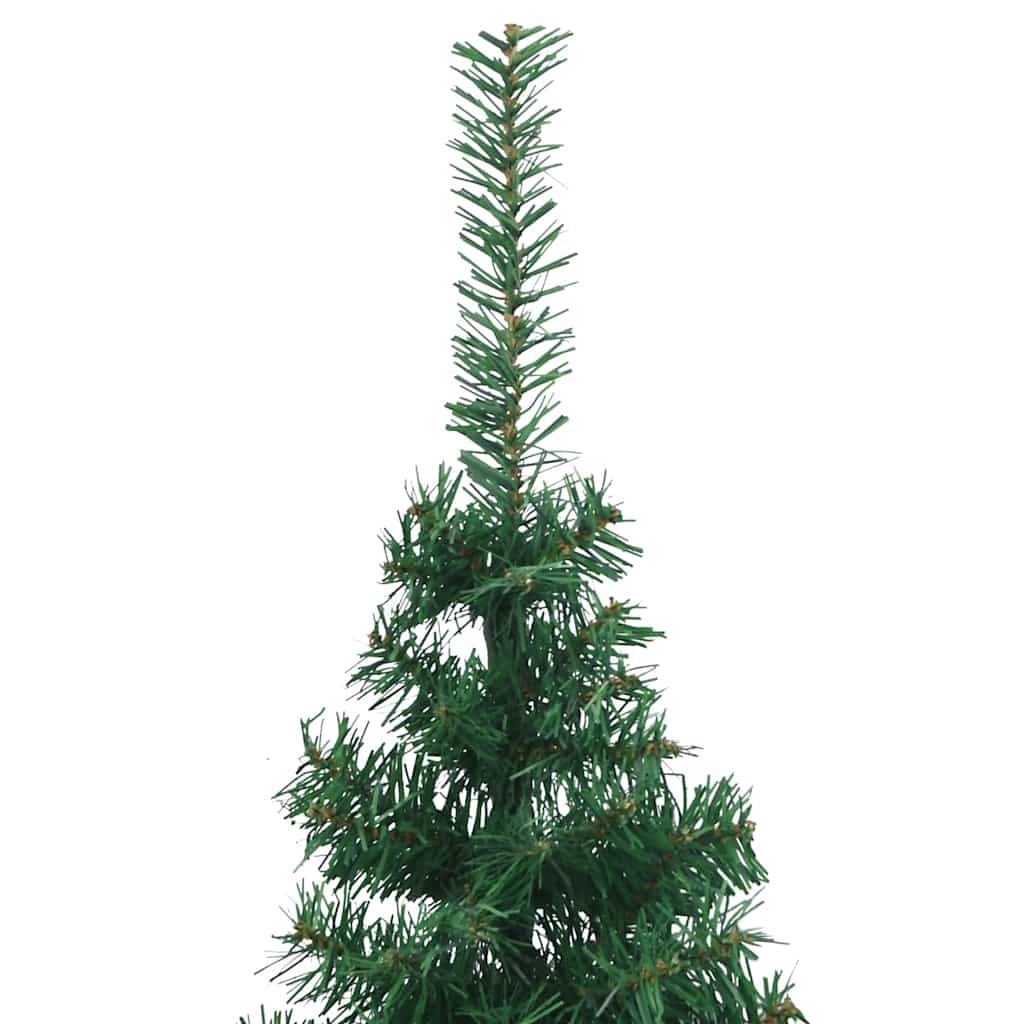 Albero di Natale Artificiale ad Angolo con Supporto Verde 180cm