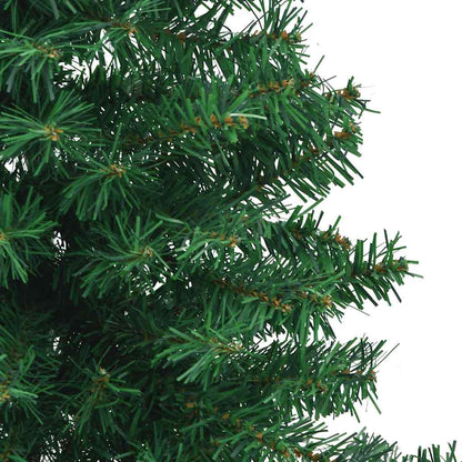 Albero di Natale Artificiale ad Angolo con Supporto Verde 180cm