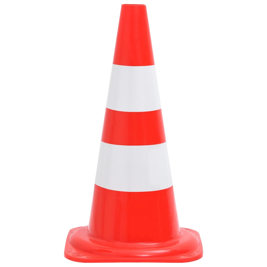 Set Segnaletica Coni Stradali e Catena da 10 m Rosso Bianco | homemem39