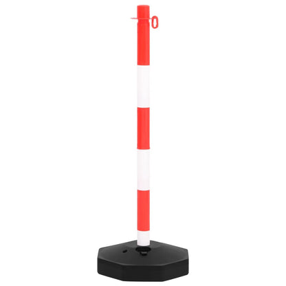 Set di Pali Stradali con Catena in Plastica di 10 m | homemem39
