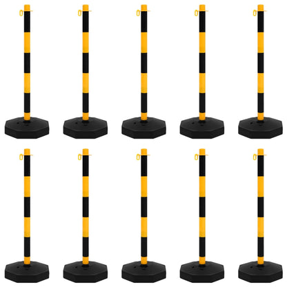 Set di Pali Stradali con Catena in Plastica di 10 m | homemem39