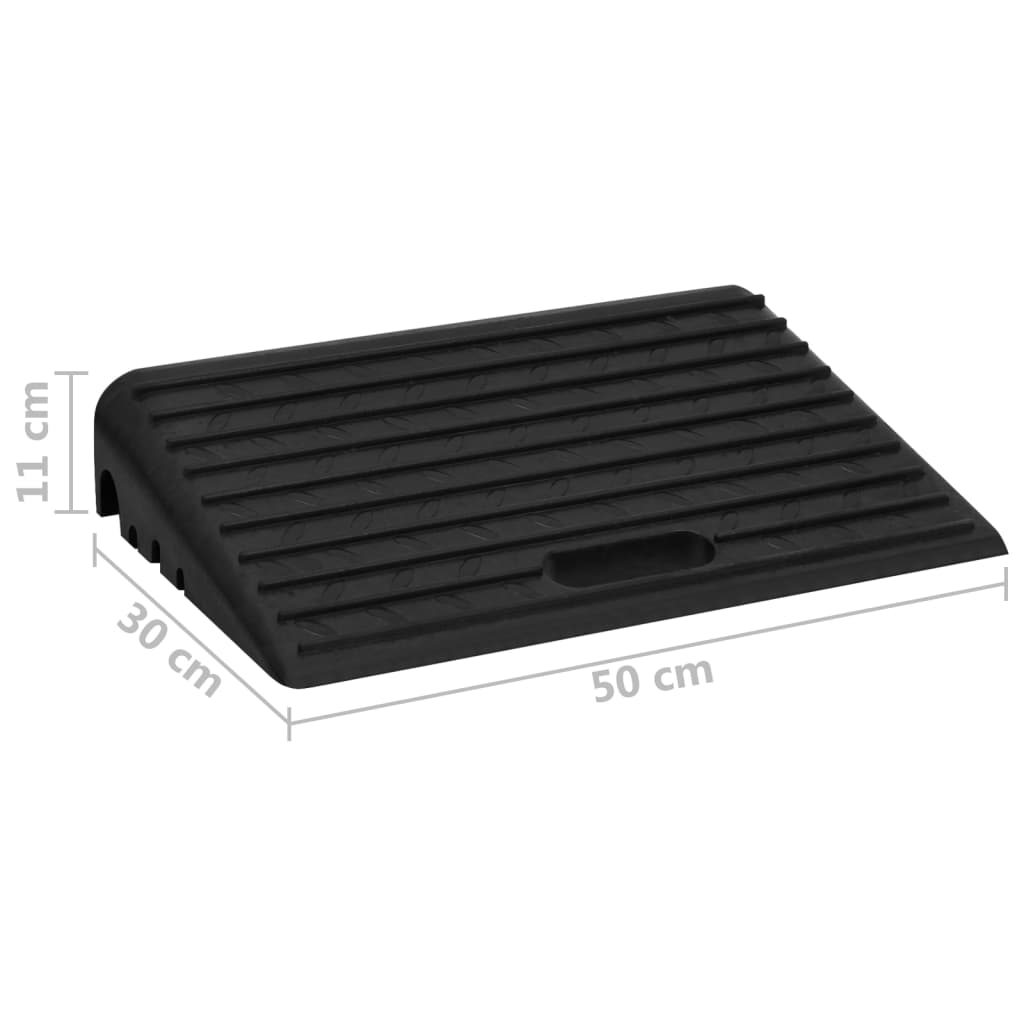 Rampe per Cordoli 2 pz 50x30x11 cm in Gomma | homemem39