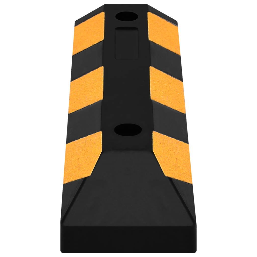 Delimitatori di Parcheggio Riflettenti 2 pz 56x15x10cm in Gomma - homemem39