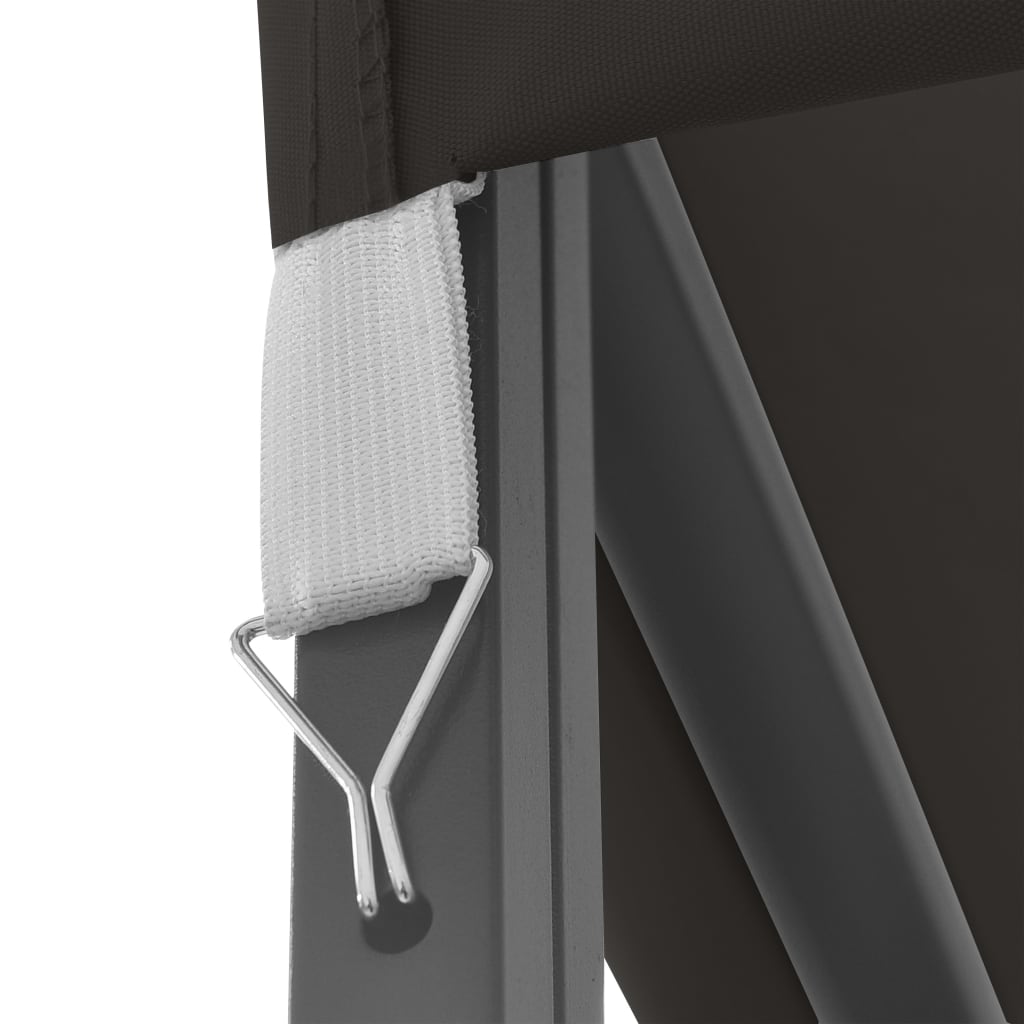 Gazebo con Stringa di Luci LED 3x4 m Antracite | homemem39