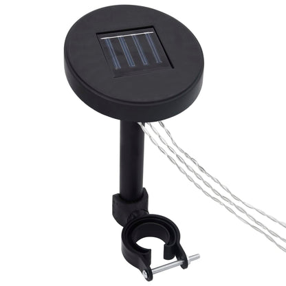 Gazebo con Stringa di Luci LED 300x300 cm Crema in Alluminio - homemem39