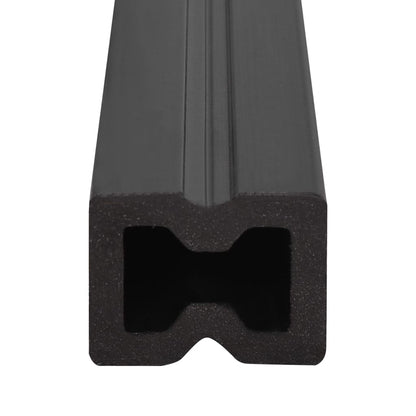 Listoni Decking WPC con Accessori Marroni e Grigi 16 m² 2,2 m - homemem39