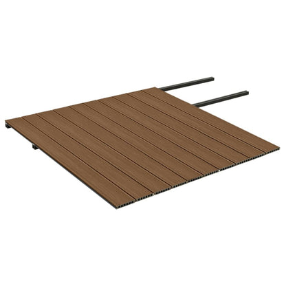 Listoni Decking WPC con Accessori Marroni e Grigi 20m² 2,2 m - homemem39