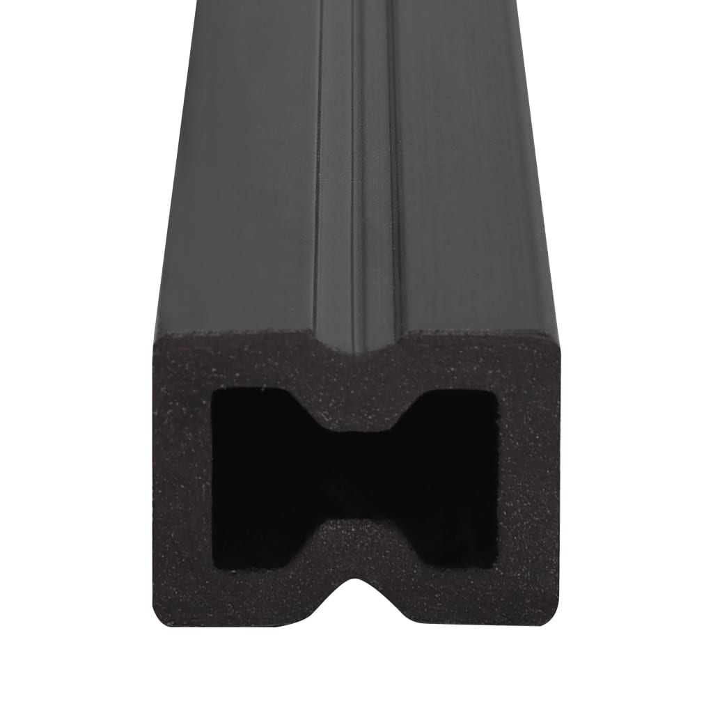 Listoni Decking WPC con Accessori Marroni e Grigi 26 m² 2,2 m - homemem39