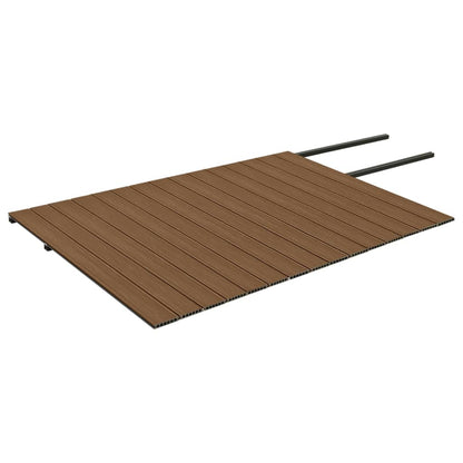 Listoni Decking WPC con Accessori Marroni e Grigi 30 m² 2,2 m - homemem39